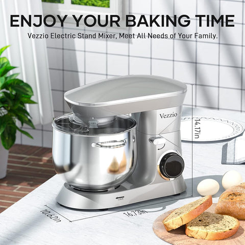 Vezzio stand mixer ideal for home bakers and daily prep
