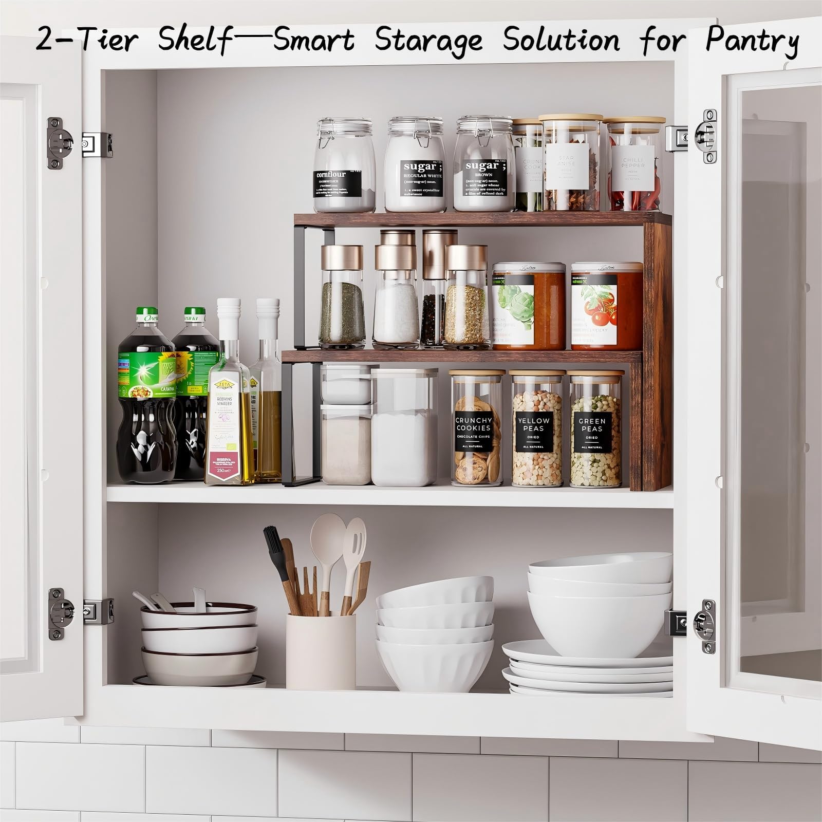 Vfelf coffee station organizer keeps mugs accessible