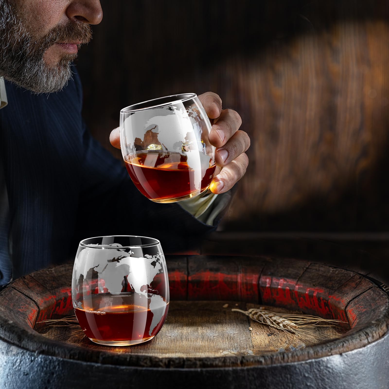 VI AI two-pack whiskey glasses make a perfect Father's Day gift