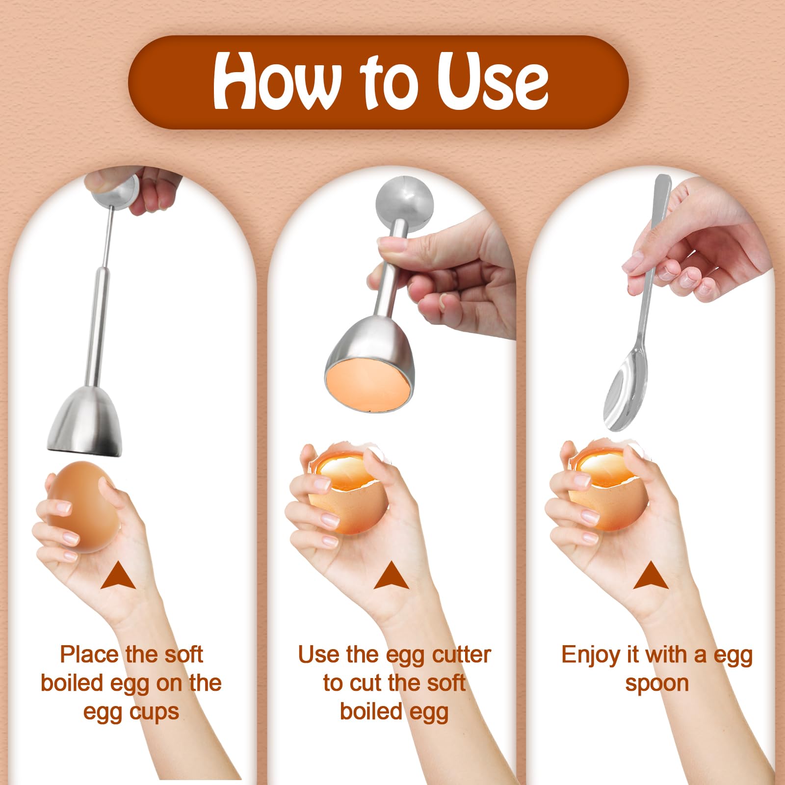 Vibedor five-piece set is durable and dishwasher-safe.
