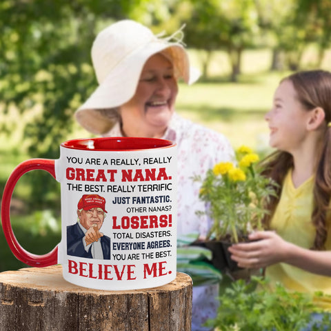 Viberty Nana mug in daily use for coffee or tea