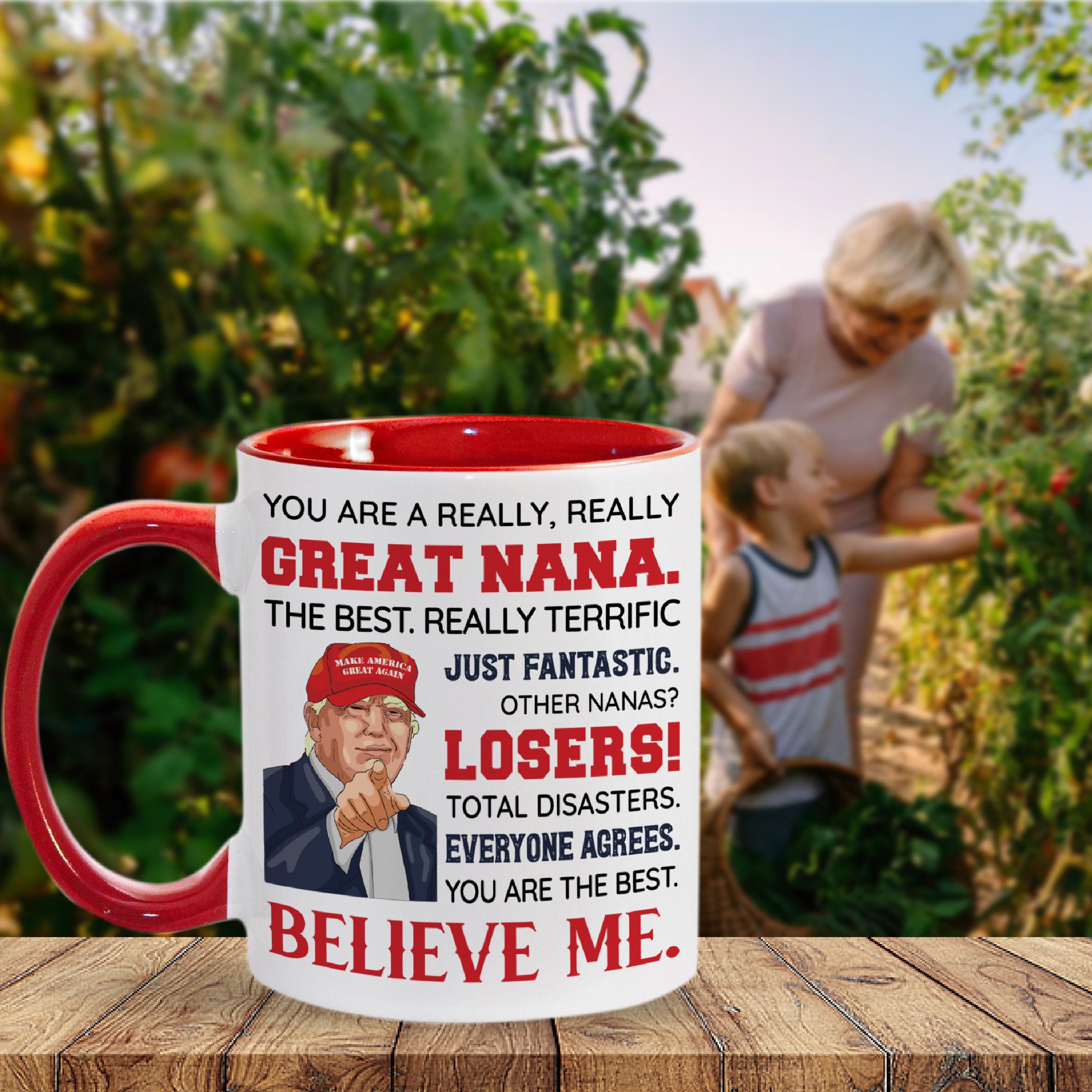 Viberty Nana office desk mug for everyday motivation