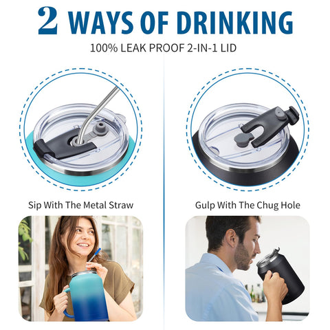 VICKNIY stainless steel straws for reusable daily use.