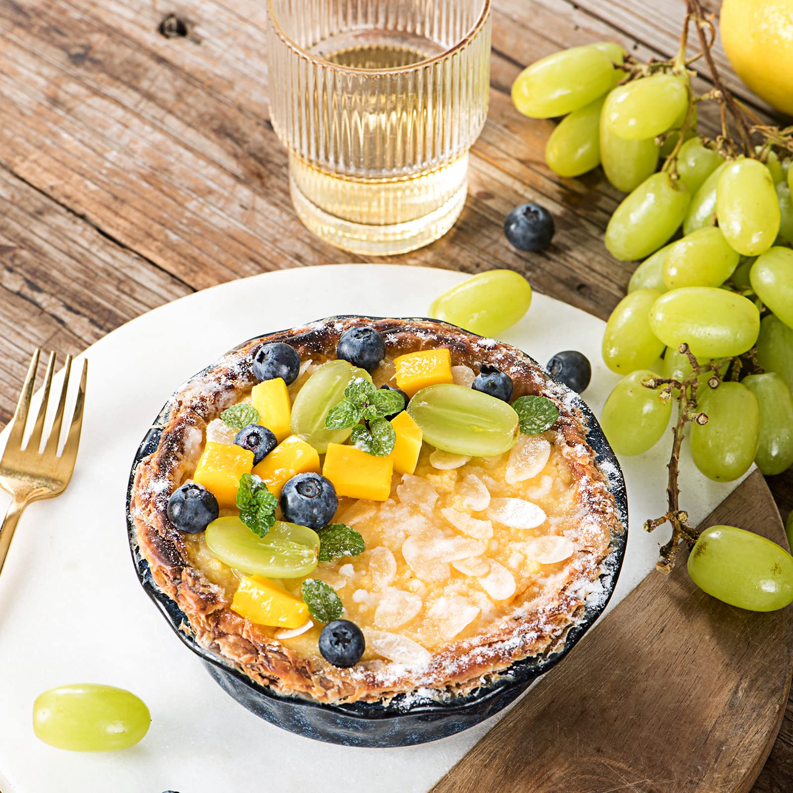 vicrays apple pie portion pan for single servings