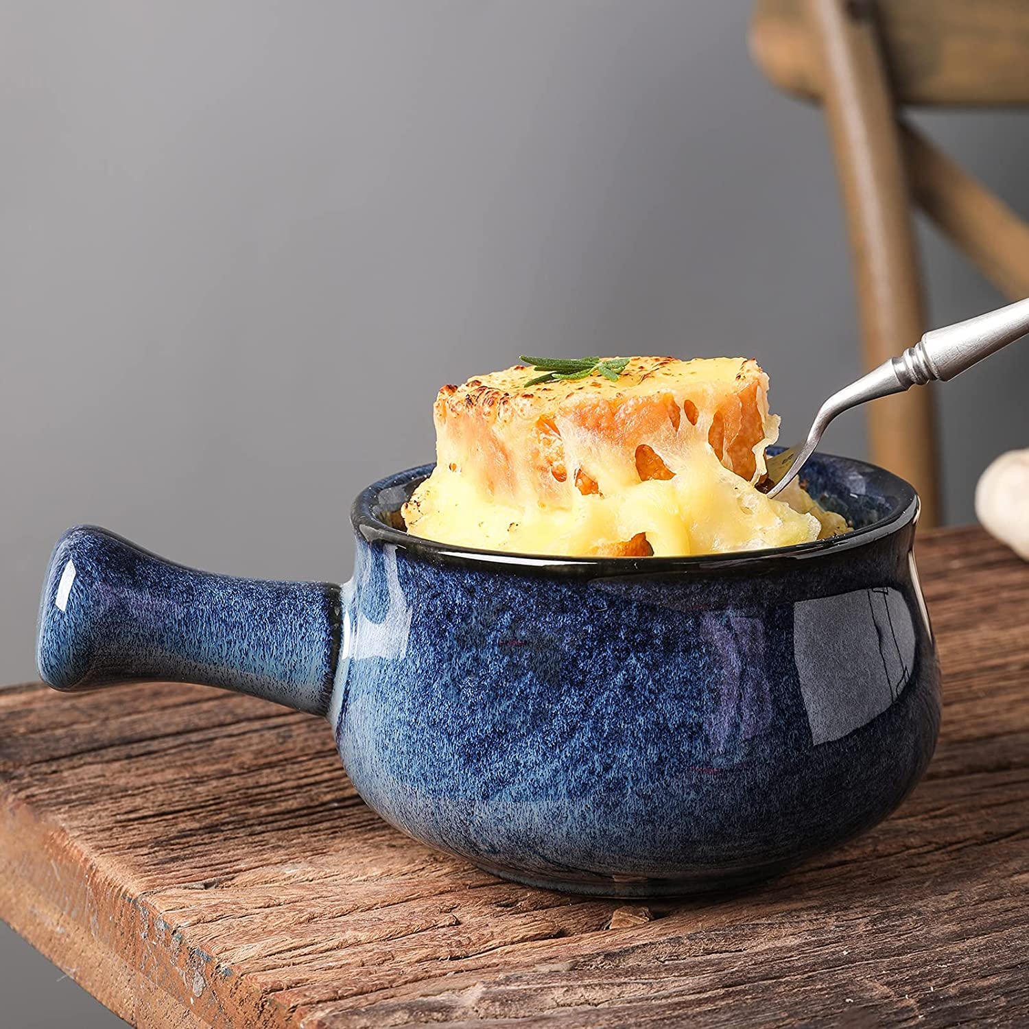 Vicrays blue set of four bowls ideal for shared meals and entertaining
