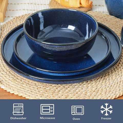 Vicrays 12-piece set includes salad plates, ideal for fresh starters and lunches