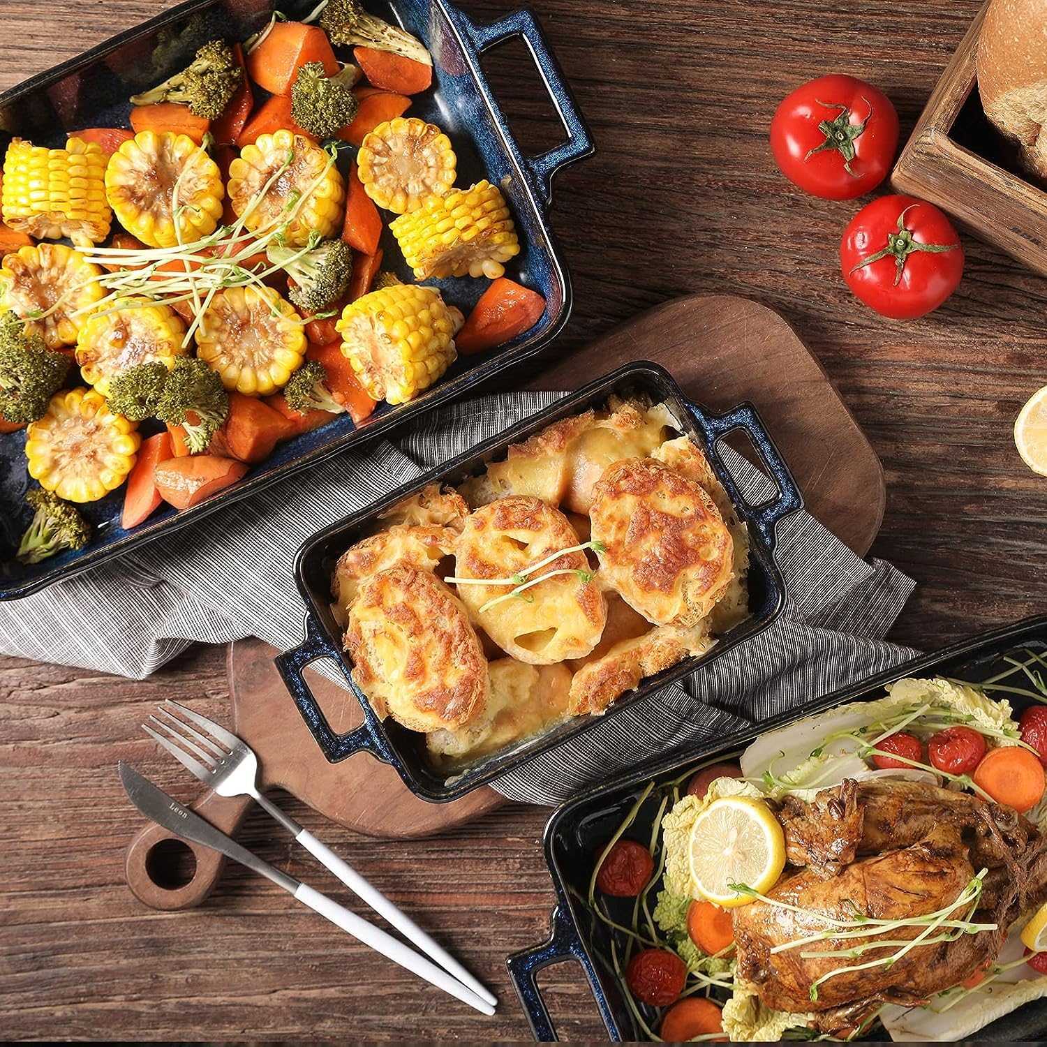 Vicrays oven-safe bakeware up to 500°F for versatile cooking