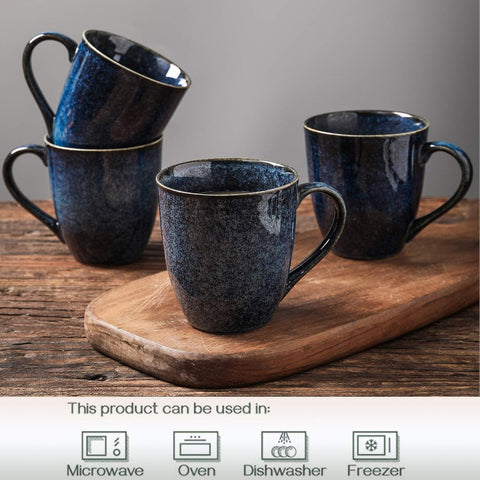 Vicrays dishwasher-safe mug set keeps cleanup quick after meals.