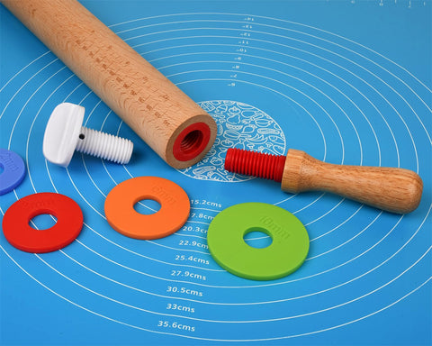 Victhur rolling action demonstrates consistent thickness for pastry and cookies.