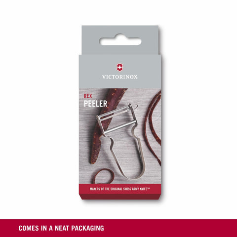 Victorinox REX peeler metal blade ensures durability and easy cleaning