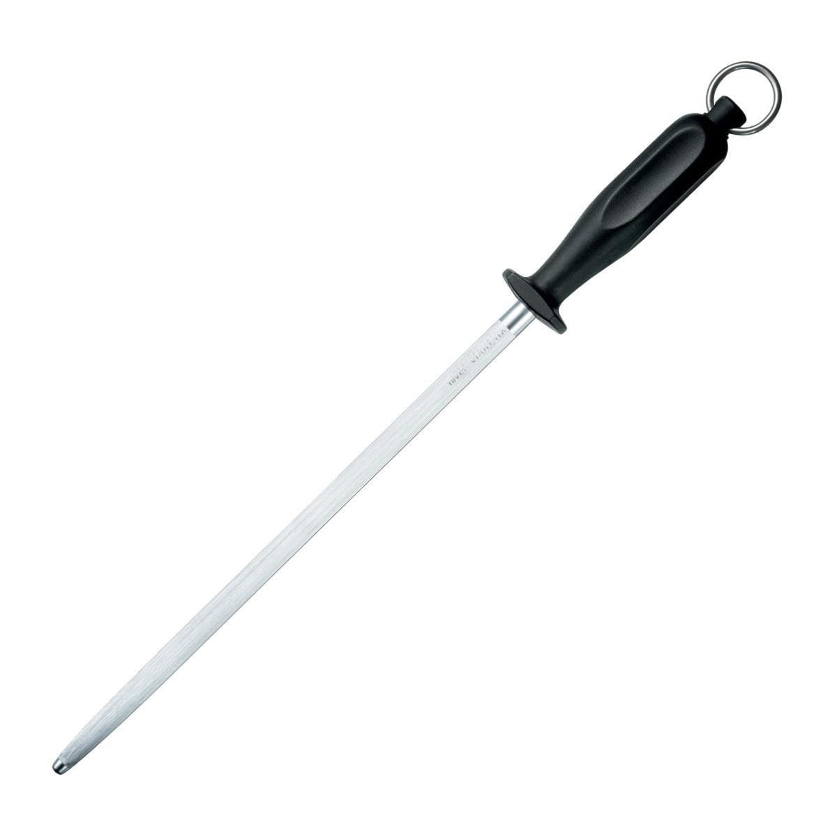 Victorinox round finecut butcher sharpening steel, 30 cm, ideal for maintaining long blades.