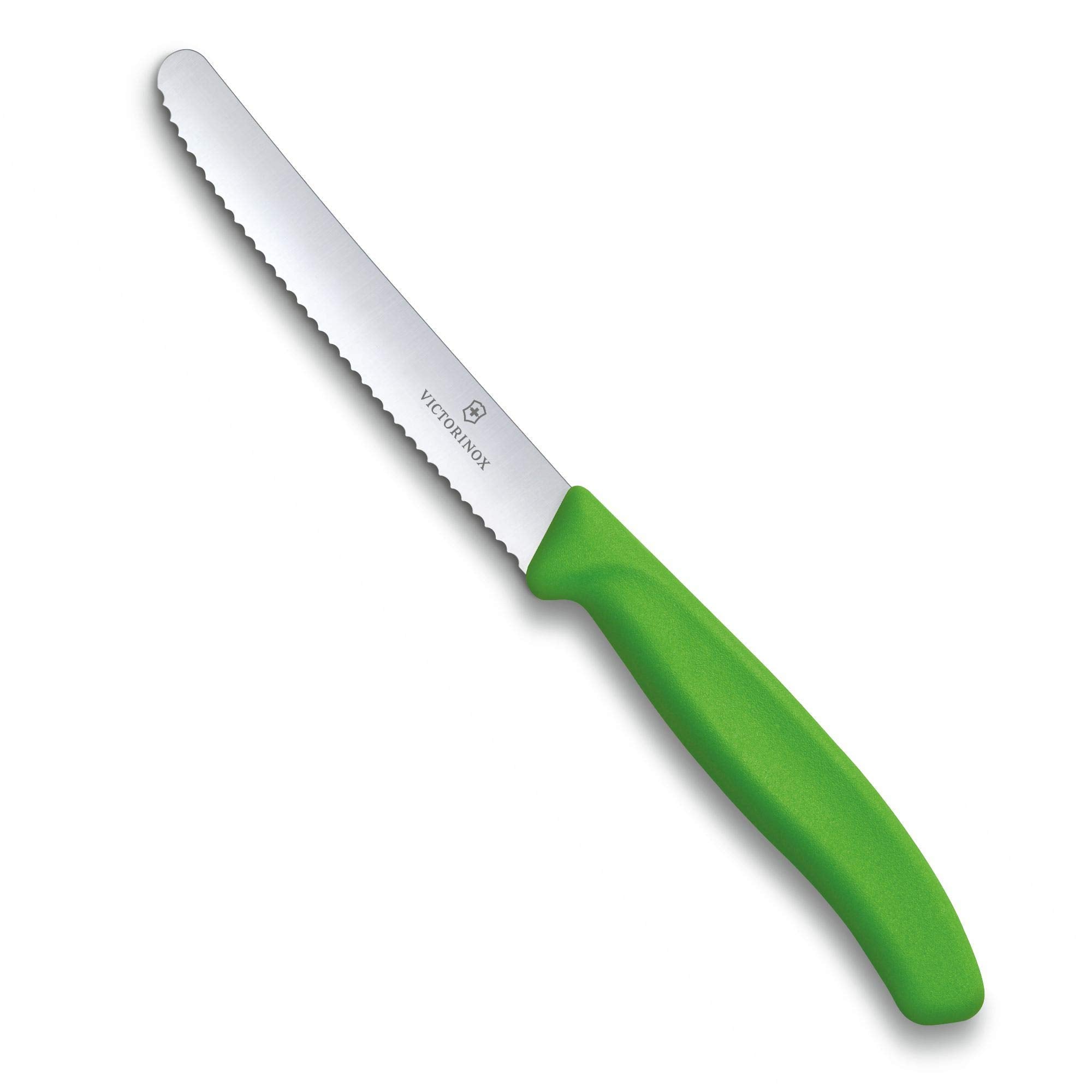 Victorinox Swiss Classic 11 cm tomato knife blade close-up for precise cuts