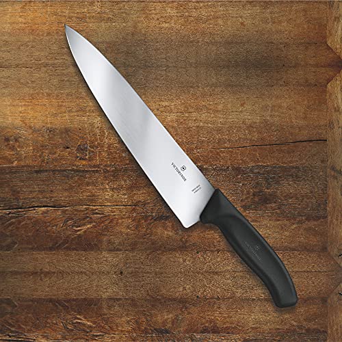 Victorinox Swiss Classic 8-Inch Chef's Knife dishwasher-safe build for easy cleanup.