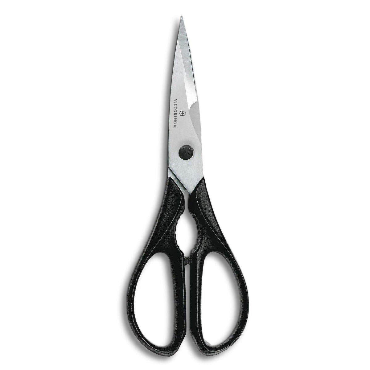 Victorinox Swiss Classic Come Apart Kitchen Shear, packaged, ready for immediate use and organized storage.