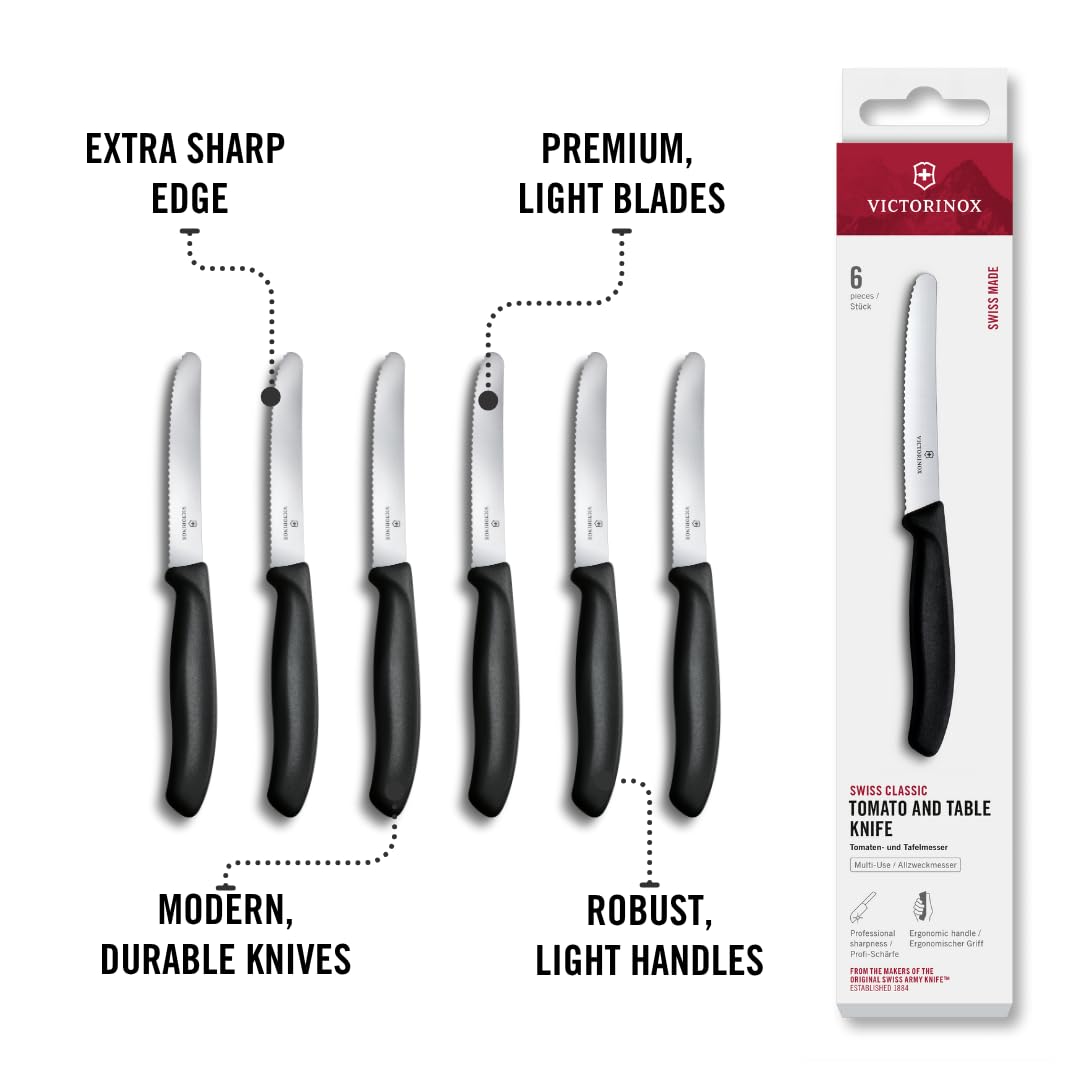 Victorinox Swiss Classic dishwasher-safe blades for easy cleanup