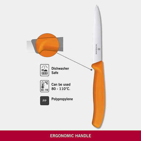 Victorinox Swiss Classic paring knife core and seeds removal in action