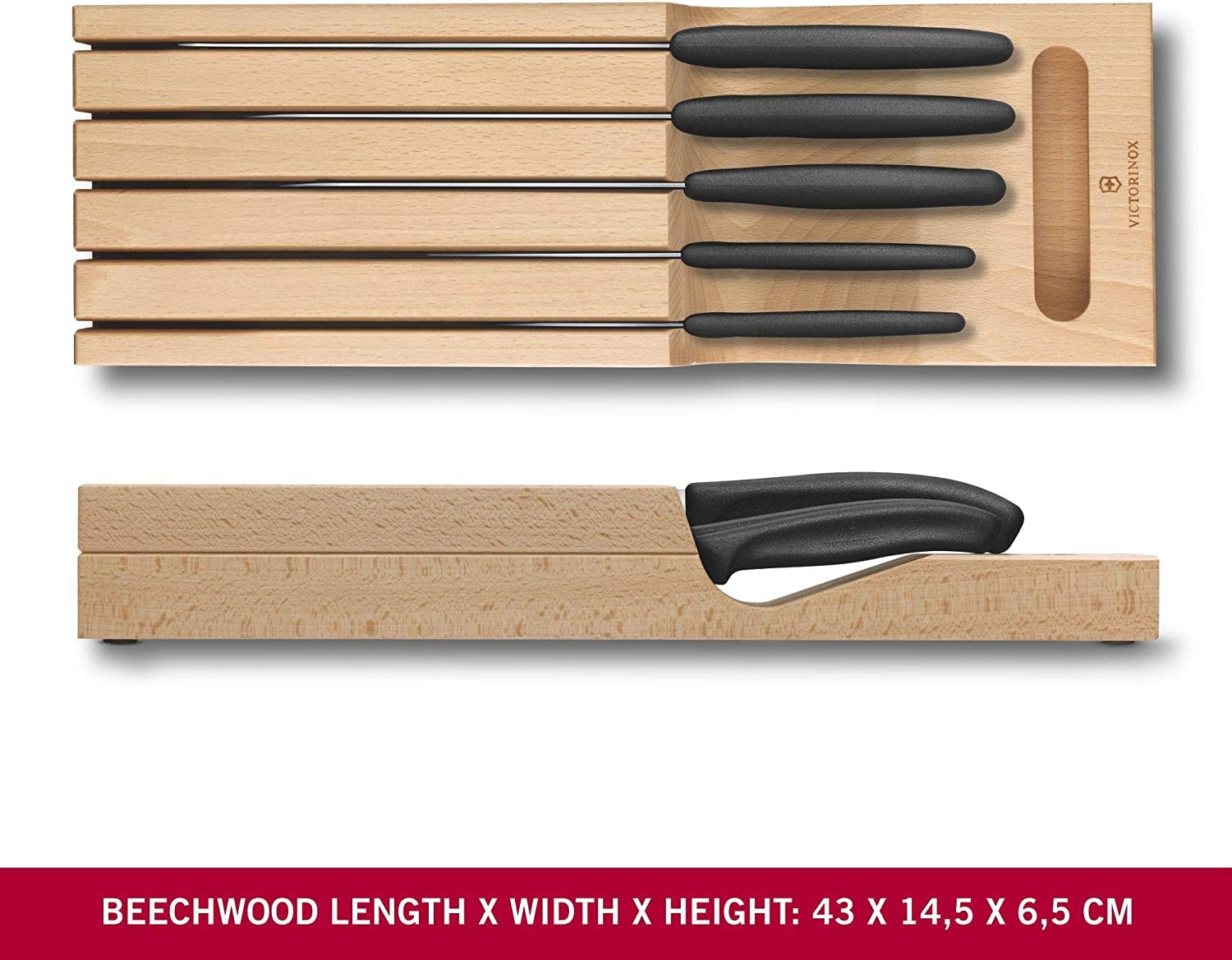 Victorinox Swiss Classic Santoku knife with balanced grip for precise chopping.