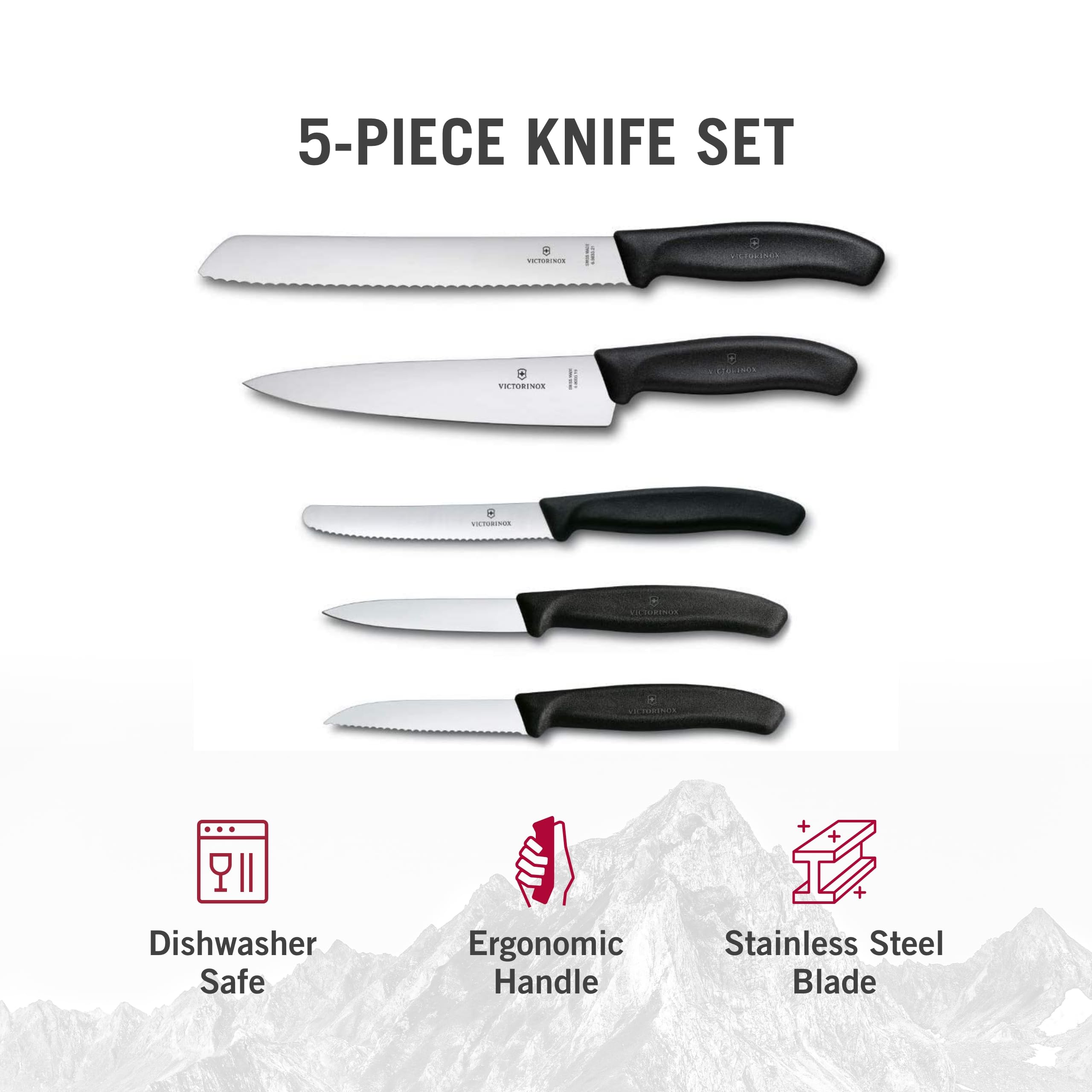 Victorinox Swiss Classic bread knife with serrated edge for effortless crust slicing