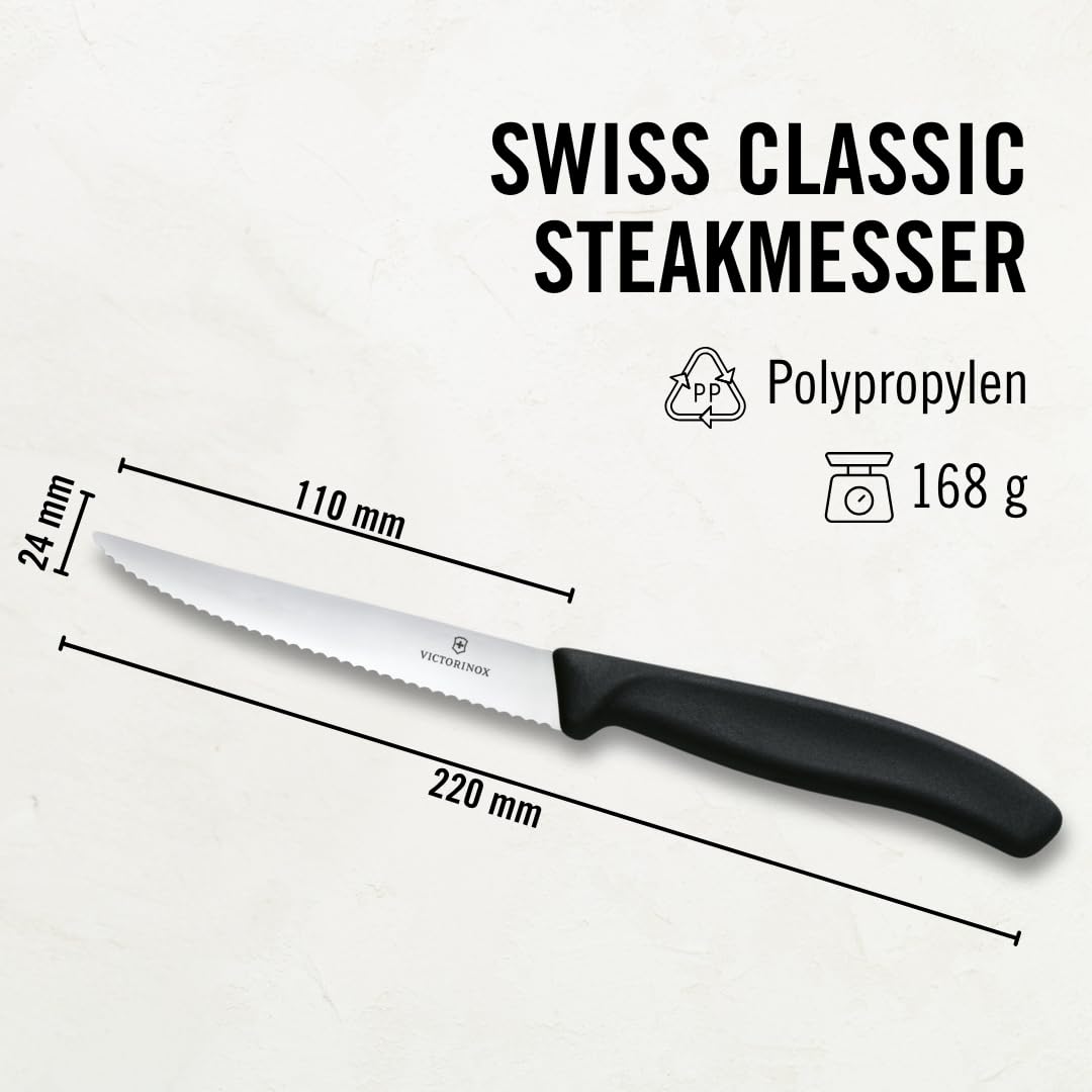 Victorinox steak knife set packaged as a gift for home chefs.