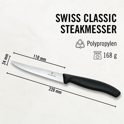 Victorinox steak knife set packaged as a gift for home chefs.