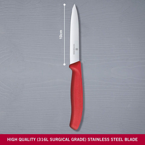 Victorinox Vic-6.7701 spear-point knife enables delicate trimming and control