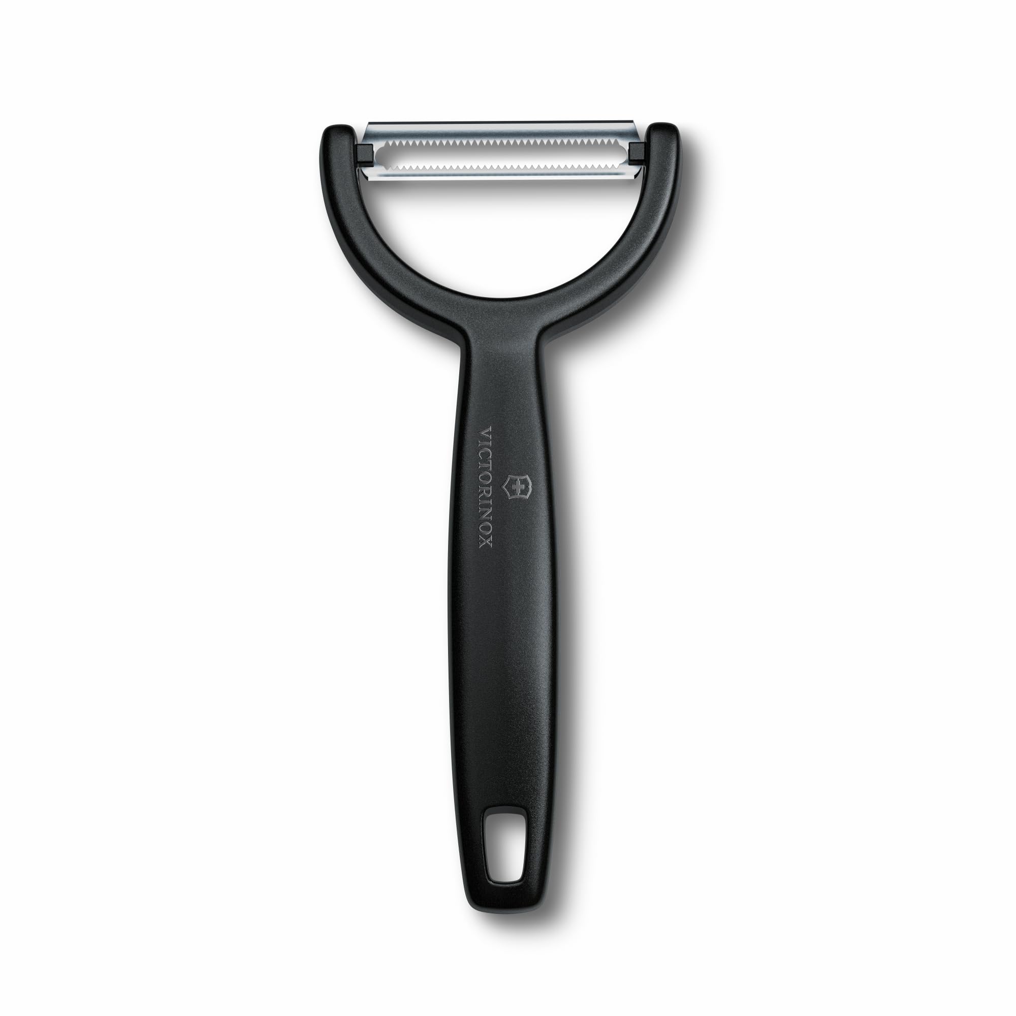 Victorinox Ypso Peeler serrated edge close-up for precise, waste-minimizing peeling