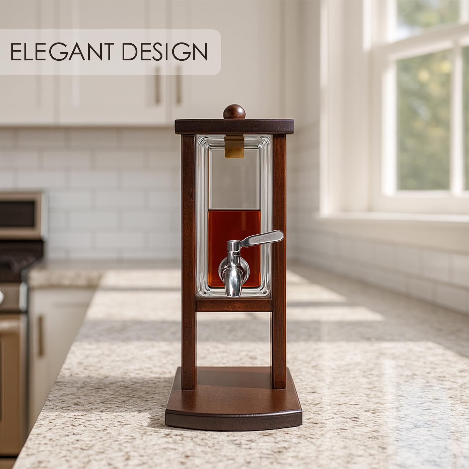 Vida Brillante ash wood frame complements modern decor with sturdy base.