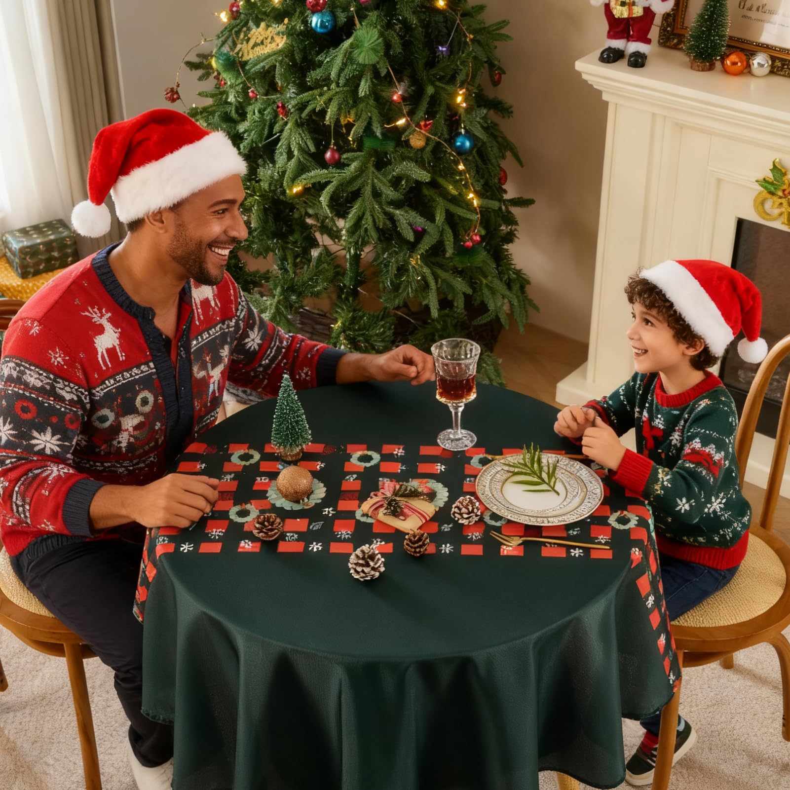 VidaFete machine washable option makes holiday cleanup easier.