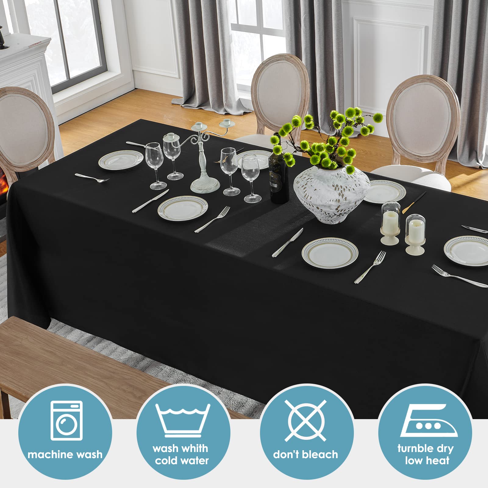 VidaFete tablecloth wedding event decor on banquet table