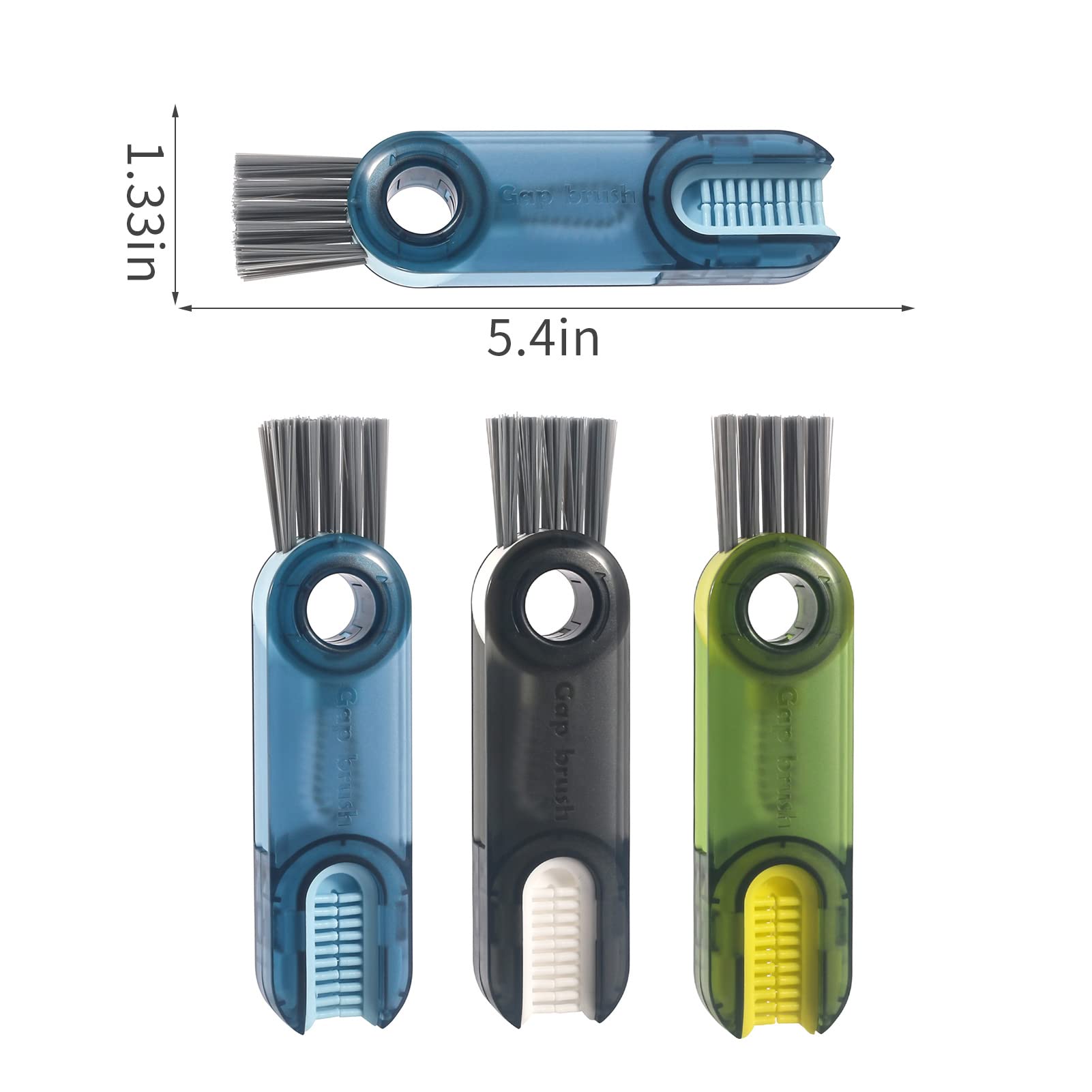 Vidonio silicone cupping brush for interior rims and cups.