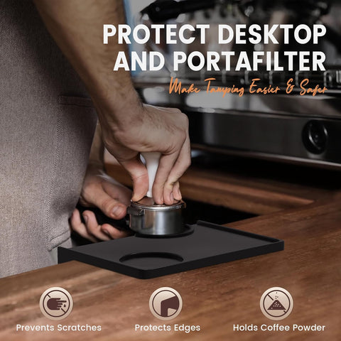 Compact design saves counter space for small setups