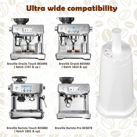 VIEWALL replacement water filter for Breville Barista Touch delivers improved water quality for smoother espresso.