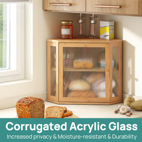 viewcare acrylic wavy door panel provides privacy while viewing contents