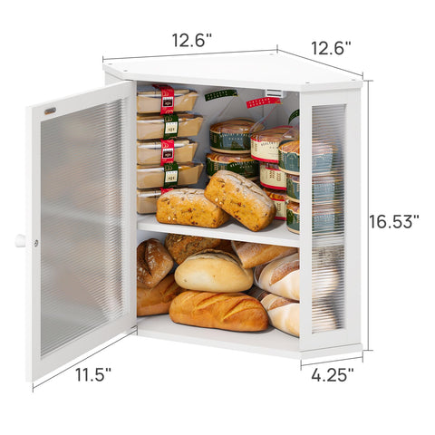 Viewcare large-capacity bread box accommodates multiple loaves