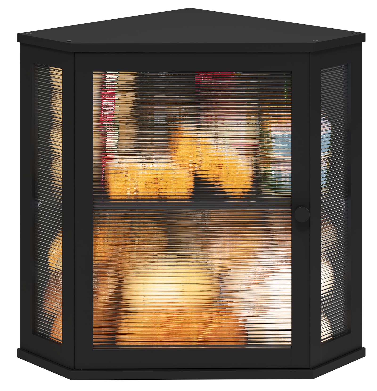 Viewcare corner bread box front view showing two-layer capacity for multiple loaves