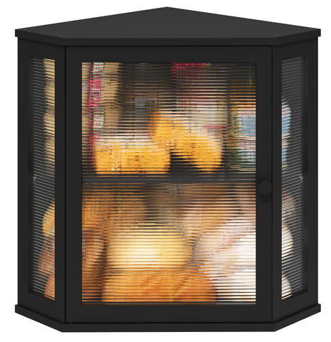 Viewcare corner bread box front view showing two-layer capacity for multiple loaves