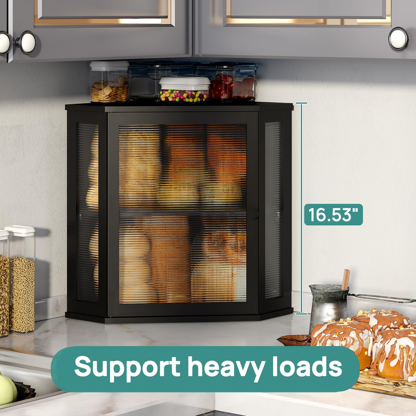 Viewcare easy-clean surface shown with a damp cloth