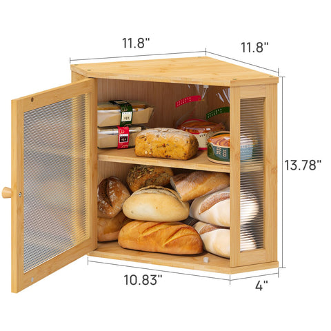 viewcare corner placement on counter saves space for busy kitchens