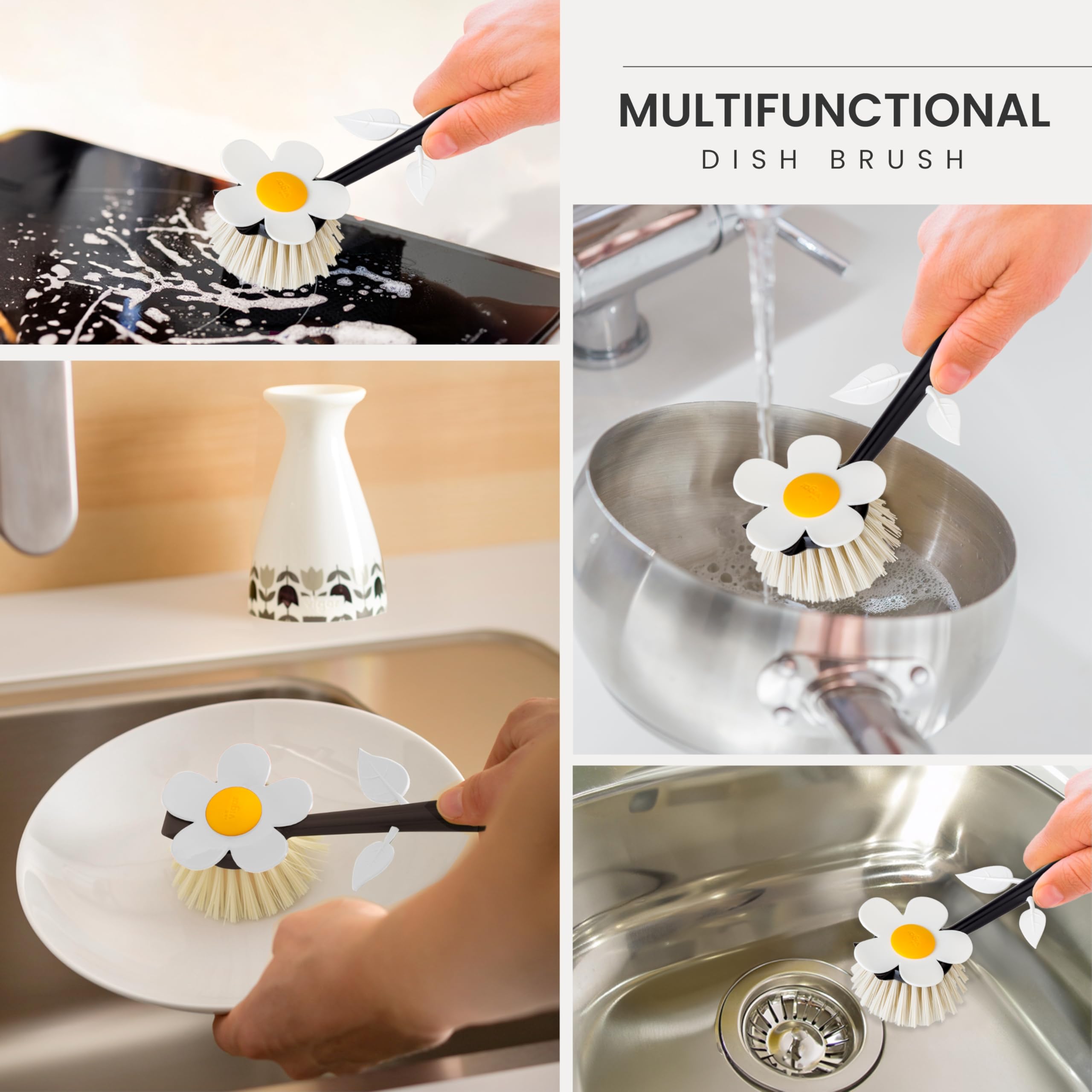 Vigar Flower Power is dishwasher safe for easy post use cleaning.