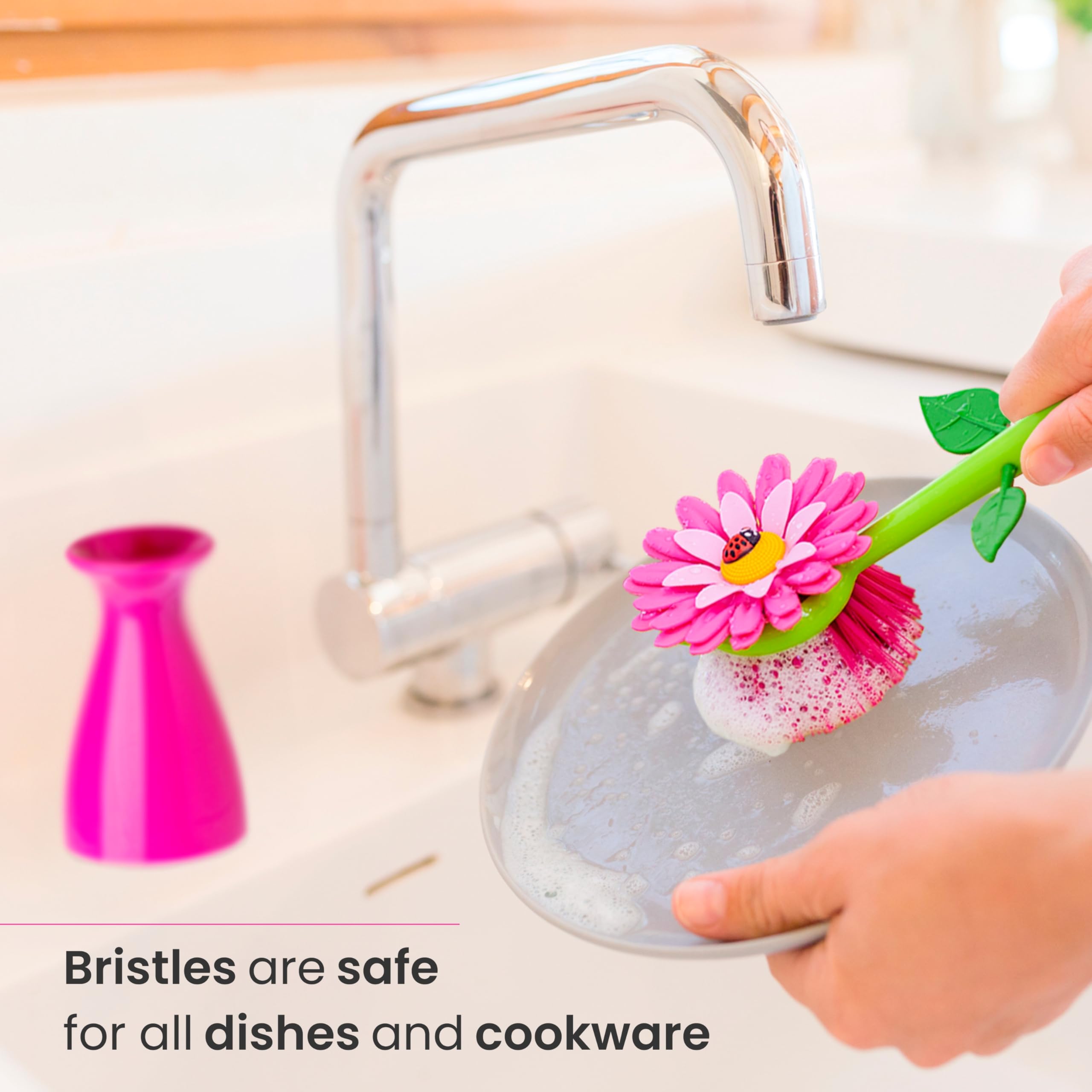 Vigar Flower Power kitchen cleaning essential for daily use