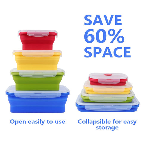 VIGIND 800ml collapsible container versatile for lunches and batch cooking