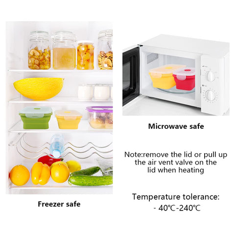 VIGIND airtight lids closeup showing spill-free fridge storage