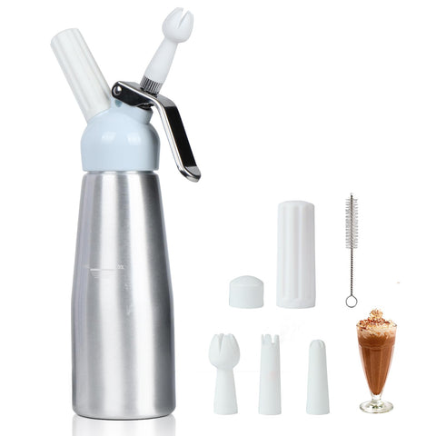 VIGIND professional whipped cream dispenser 500ml ready for perfect dessert toppings.