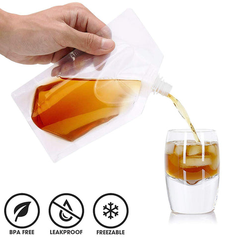 Vignee BPA-free odor-proof plastic flasks for safe storage