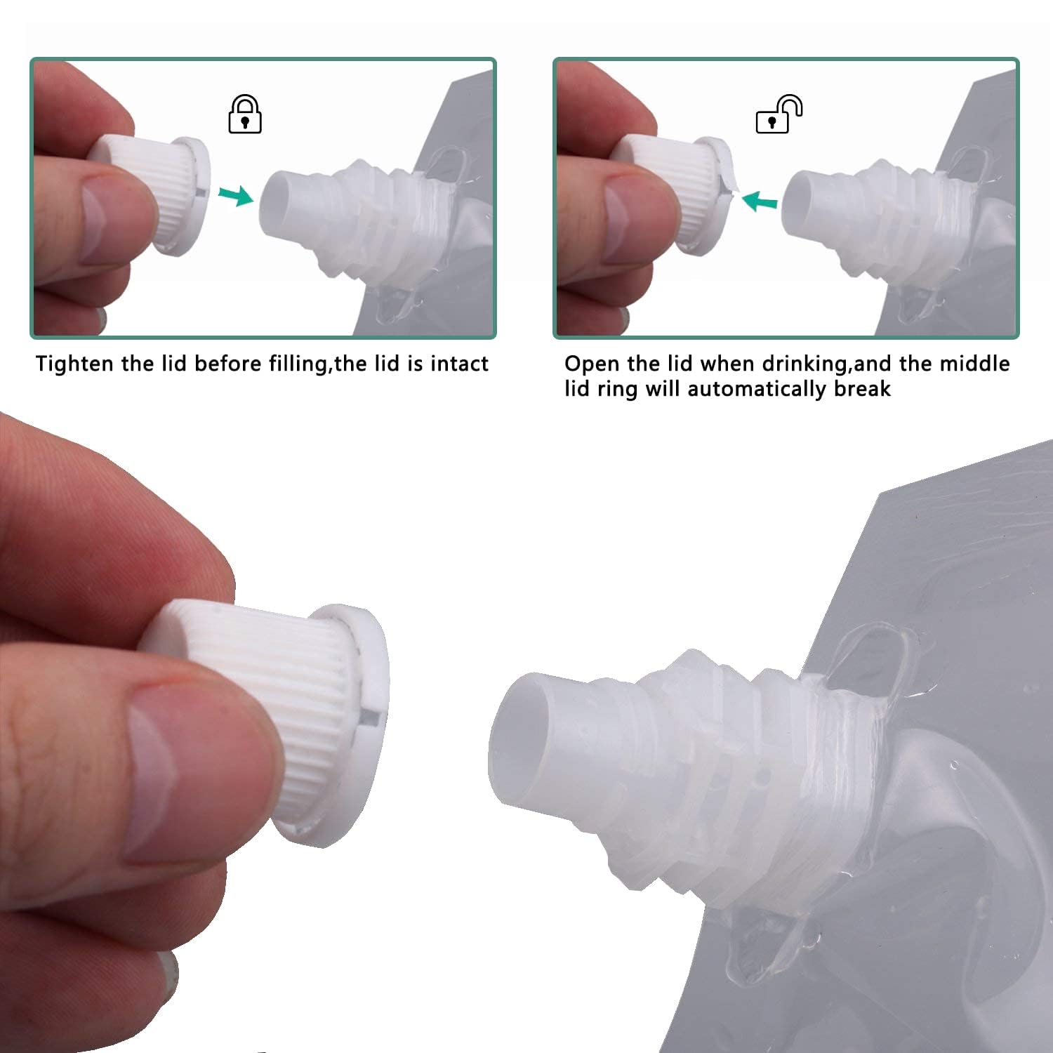 Vignee durable leak-proof design for secure transport