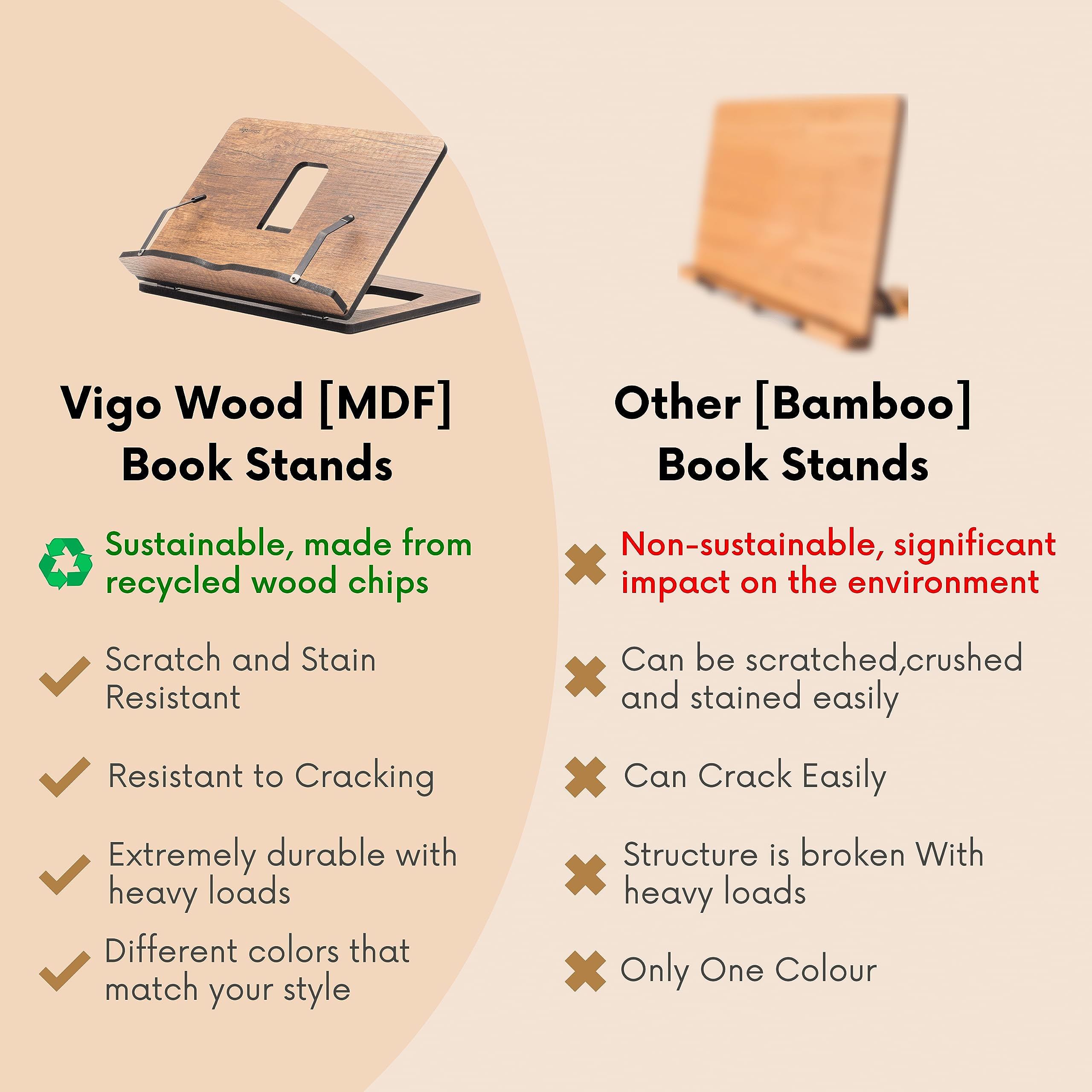 Vigo Wood walnut Made in Turkey highlights craftsmanship.
