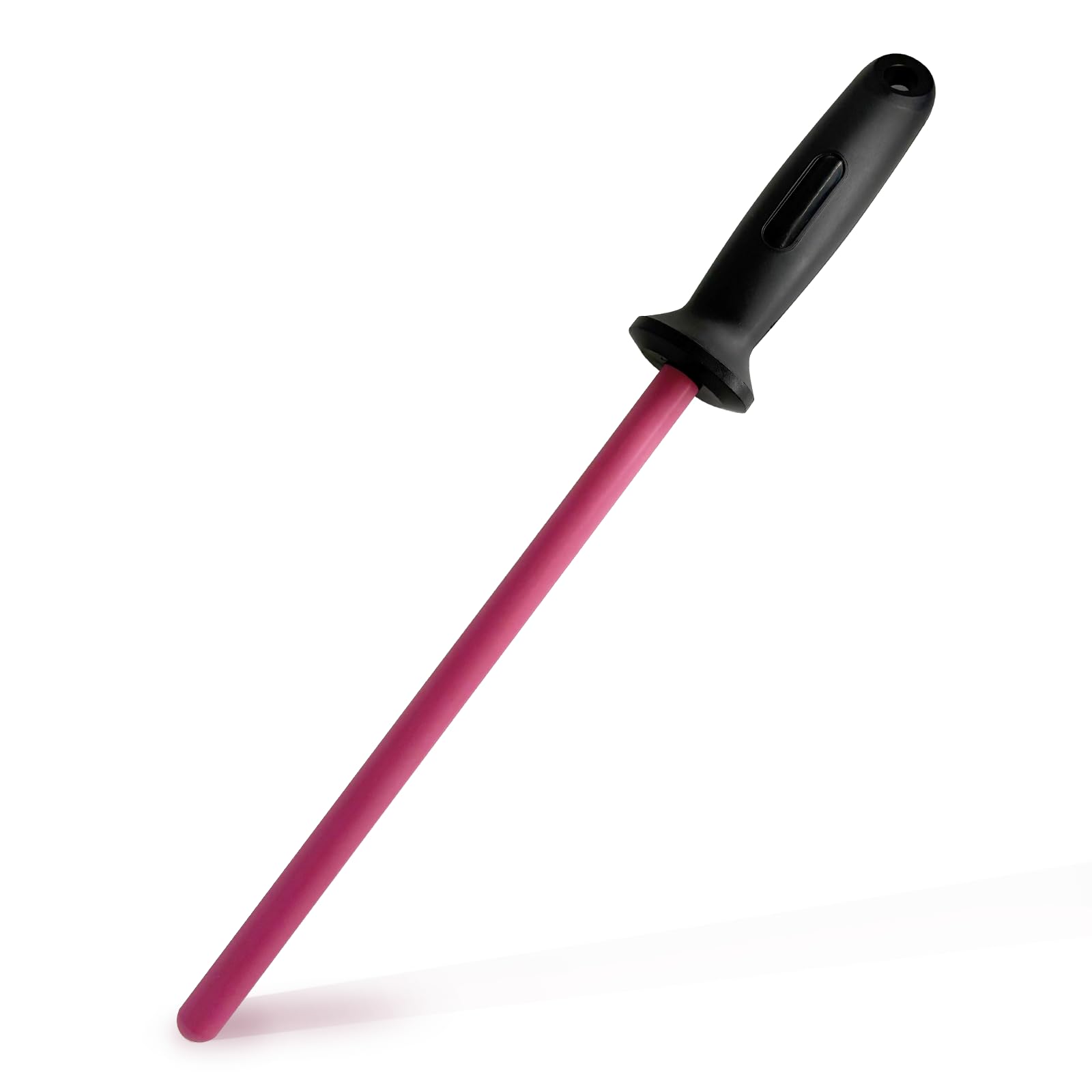VIGORCRAFT Ruby Sharpener Rod front view for ultra-hard blades and quick honing