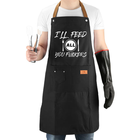 VIISPIRIT Apron long waist ties fit a wide range of sizes.