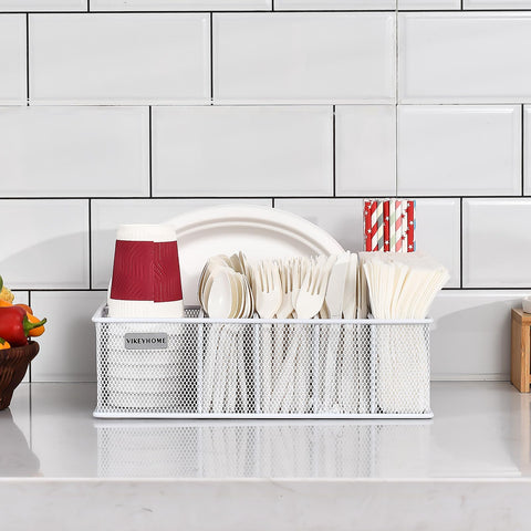 VIKEYHOME easy-clean metal surface ready to wipe down after use.