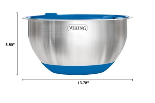 Viking tight-fit BPA-free lid seals in freshness between uses.